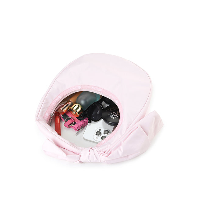 LeSportsac Unisex Bags Bow Crescent Shoulder In Pink Bows