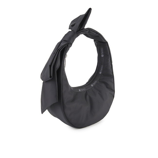 LeSportsac Unisex Bags Bow Crescent Shoulder In Black Bows