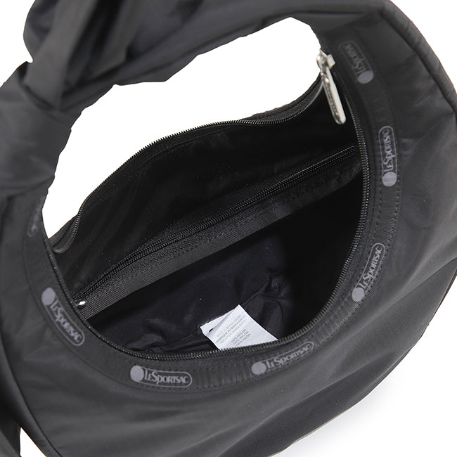 LeSportsac Unisex Bags Bow Crescent Shoulder In Black Bows