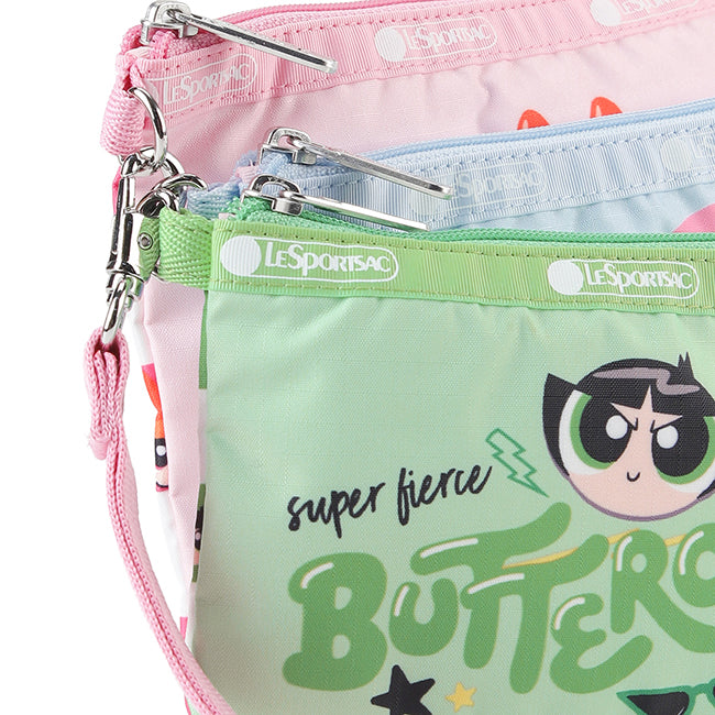 LeSportsac Unisex Pouch Wristlet Pouch Set In Ppg Wristlet