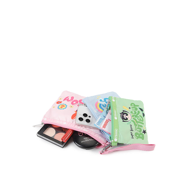 LeSportsac Unisex Pouch Wristlet Pouch Set In Ppg Wristlet