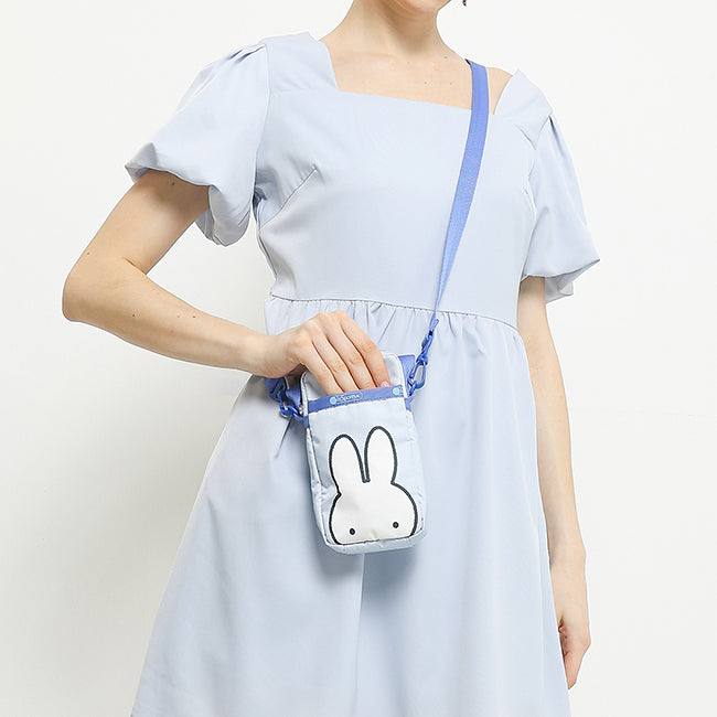 LeSportsac Unisex Bags Mini Phone Crossbody In Miffy Sky Blue Xbody