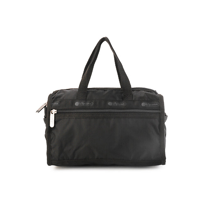 LeSportsac Tas Cross Body Unisex Deluxe Mini Duffel In Recycled Black