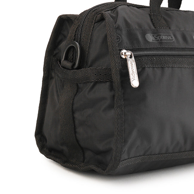 LeSportsac Tas Cross Body Unisex Deluxe Mini Duffel In Recycled Black