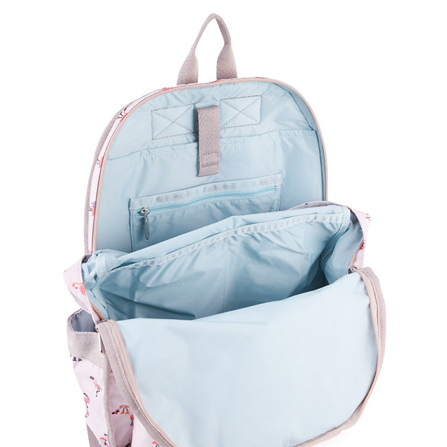 LeSportsac Unisex Bags Route Backpack In Flamingo Party