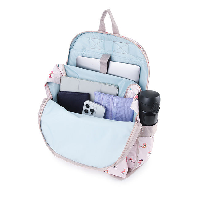 LeSportsac Unisex Bags Route Backpack In Flamingo Party