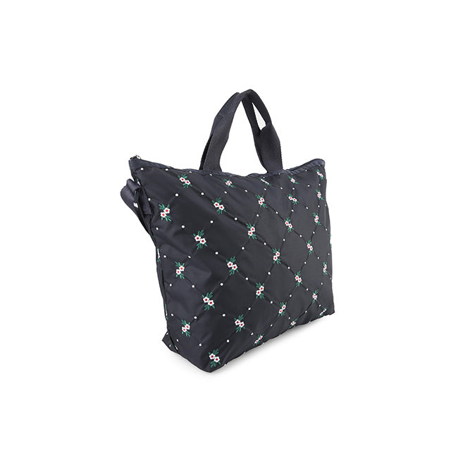 LeSportsac Unisex Bags Deluxe Easy Carry Tote In Floral Lattice Emb