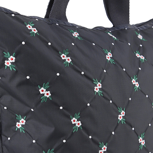 LeSportsac Unisex Bags Deluxe Easy Carry Tote In Floral Lattice Emb