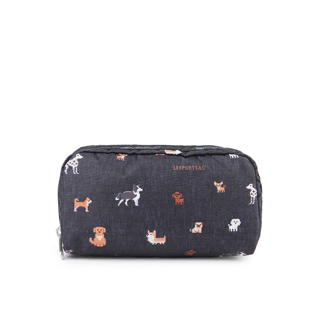 LeSportsac Unisex Pouch Rectangular Cosmetic In Woof Wonderland