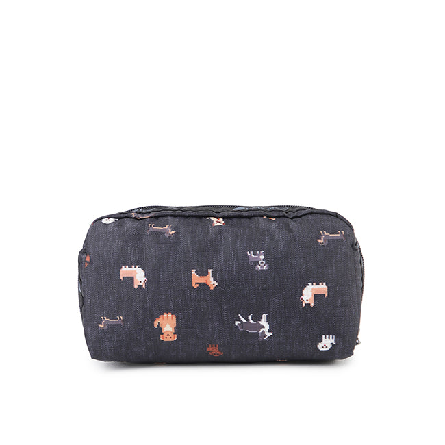 LeSportsac Unisex Pouch Rectangular Cosmetic In Woof Wonderland
