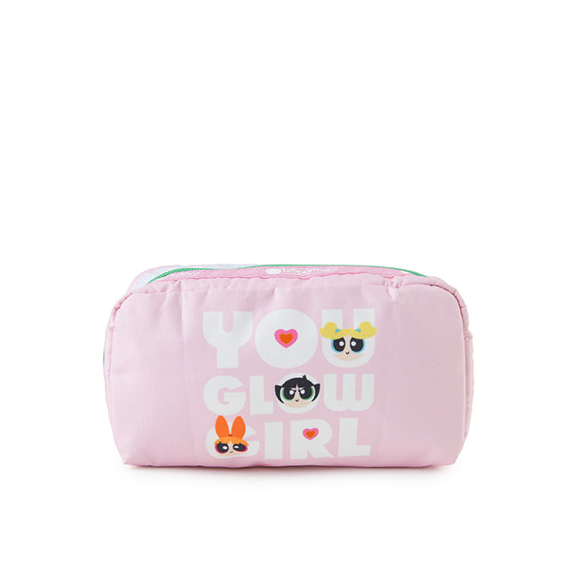 LeSportsac Unisex Pouch Rectangular Cosmetic In Ppg Pink Rect Cosm
