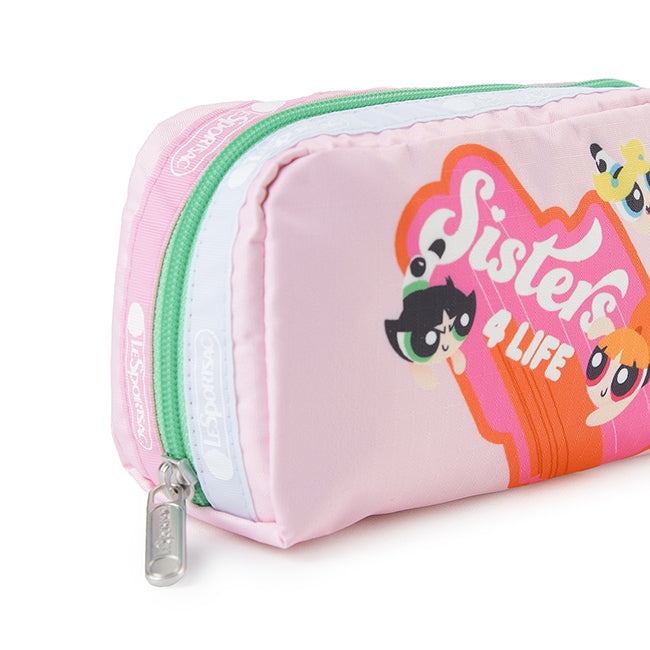 LeSportsac Unisex Pouch Rectangular Cosmetic In Ppg Pink Rect Cosm