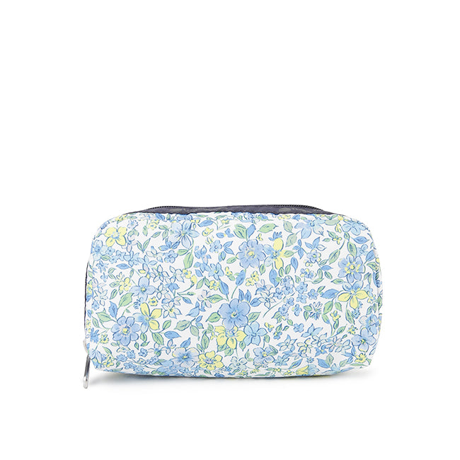 LeSportsac Unisex Pouch Rectangular Cosmetic In Tapestry Flower Blue