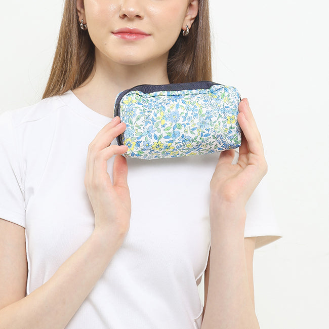 LeSportsac Unisex Pouch Rectangular Cosmetic In Tapestry Flower Blue