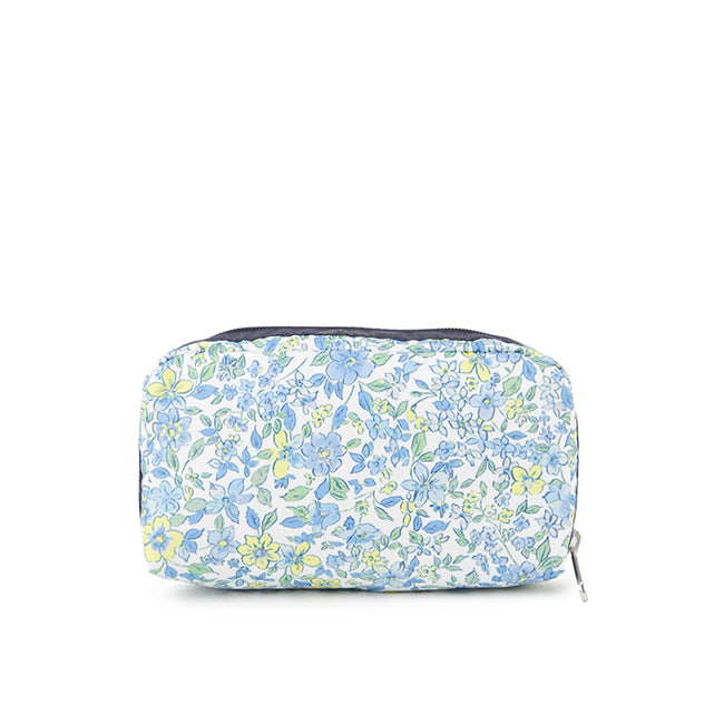 LeSportsac Unisex Pouch Rectangular Cosmetic In Tapestry Flower Blue