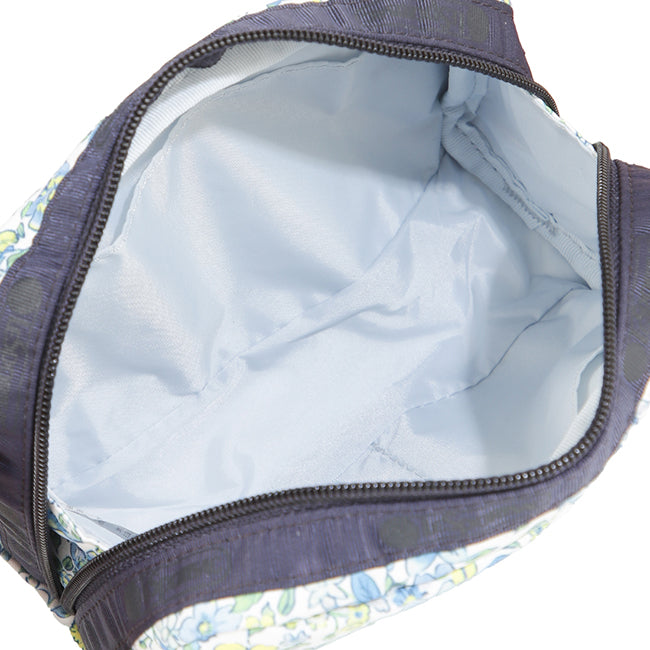 LeSportsac Unisex Pouch Rectangular Cosmetic In Tapestry Flower Blue
