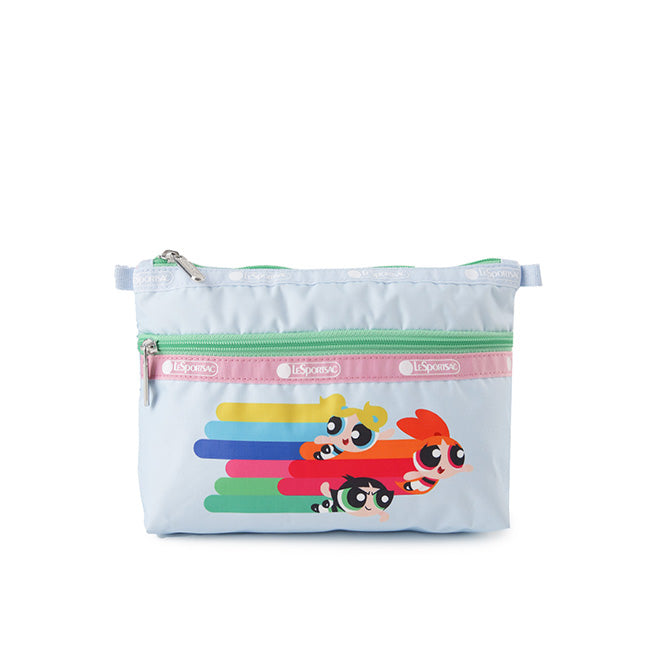 LeSportsac Unisex Pouch Cosmetic Clutch In Ppg Grl Pwr Cosm
