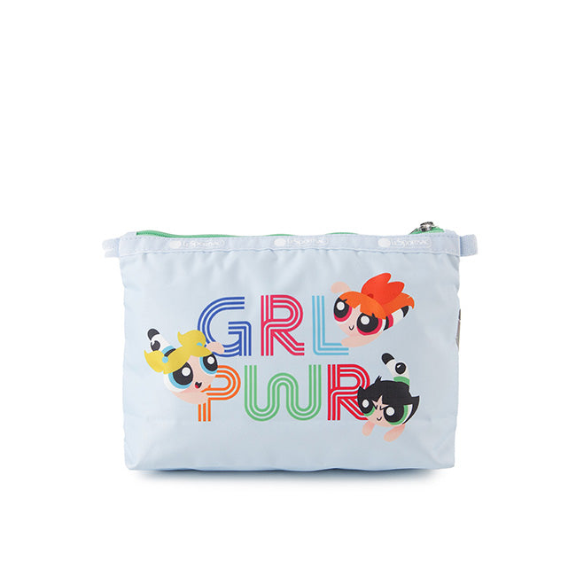 LeSportsac Unisex Pouch Cosmetic Clutch In Ppg Grl Pwr Cosm