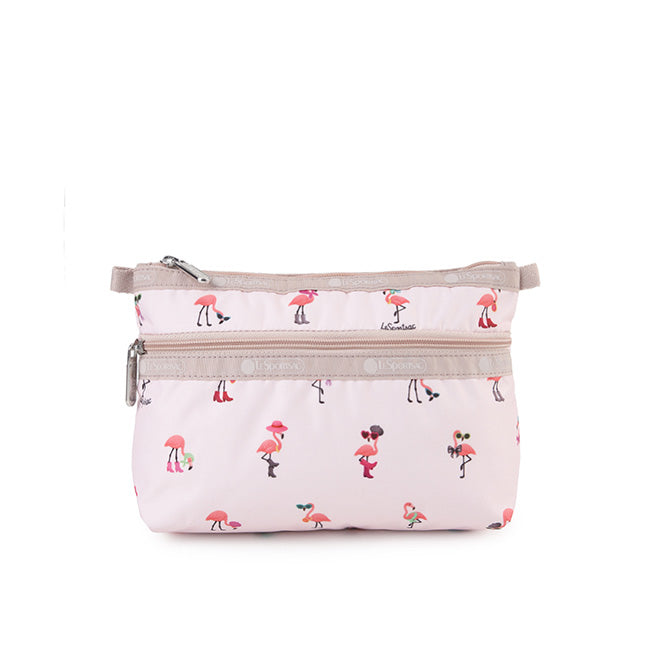 LeSportsac Unisex Bags Cosmetic Clutch In Flamingo Party