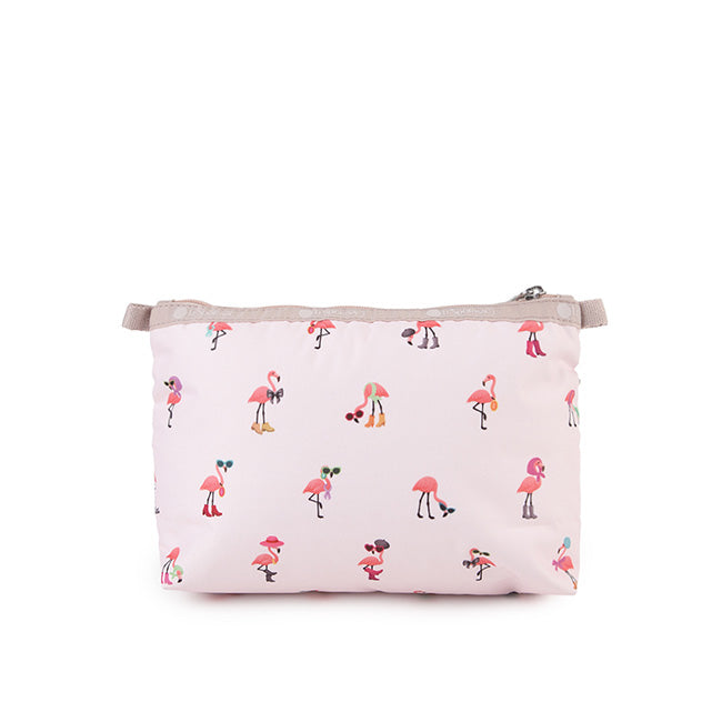 LeSportsac Unisex Bags Cosmetic Clutch In Flamingo Party