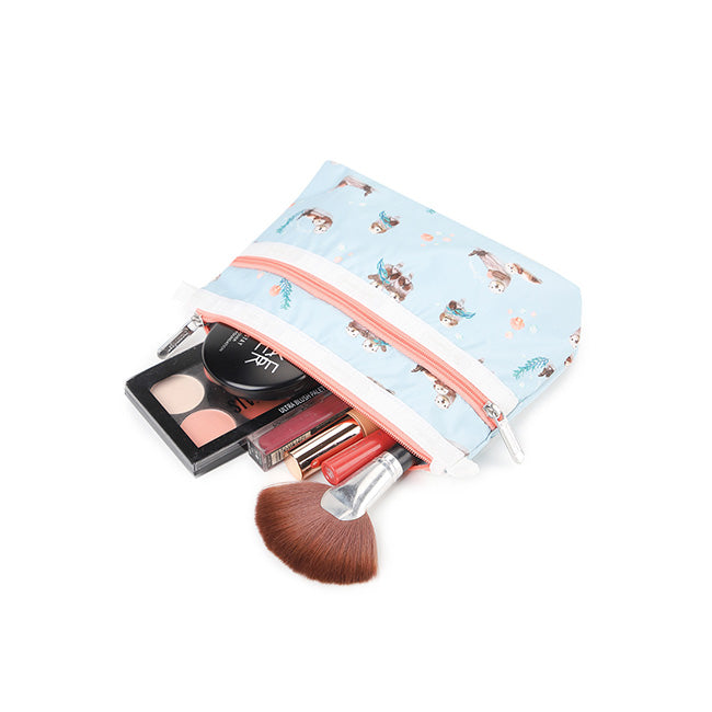 LeSportsac Unisex Bags Cosmetic Clutch In Floating Sea Otters