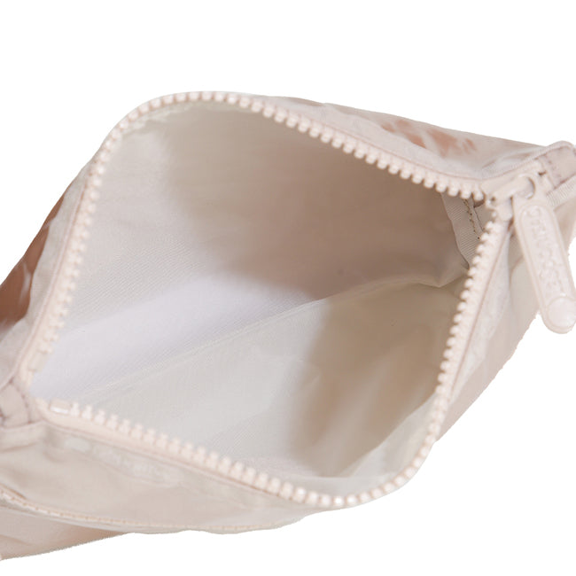 LeSportsac Unisex Pouch Cosmetic Clutch In Rose Gold Shine