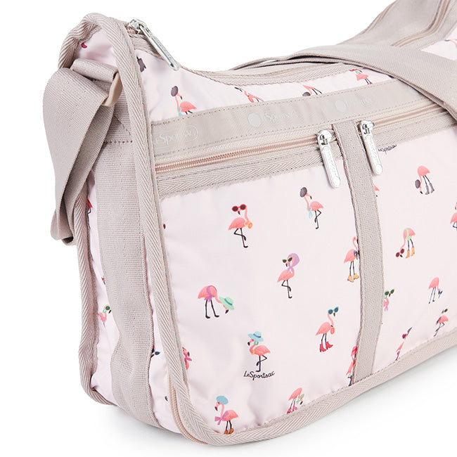 LeSportsac Unisex Deluxe Everyday Bag In Flamingo Party