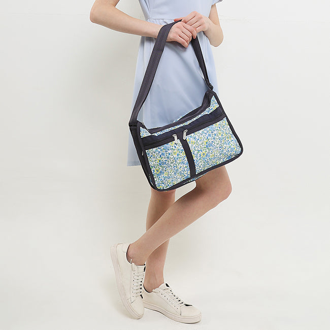 LeSportsac Unisex Bags Deluxe Everyday Bag In Tapestry Flower Blue