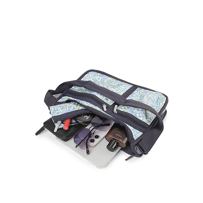 LeSportsac Unisex Bags Deluxe Everyday Bag In Tapestry Flower Blue