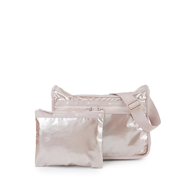 LeSportsac Unisex Bags Deluxe Everyday Bag In Rose Gold Shine