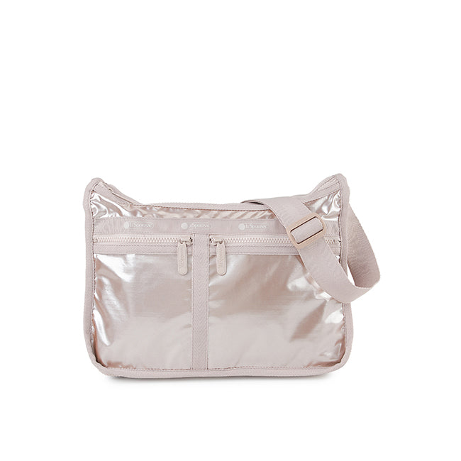 LeSportsac Unisex Bags Deluxe Everyday Bag In Rose Gold Shine