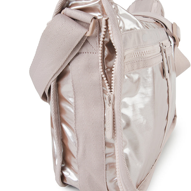 LeSportsac Unisex Bags Deluxe Everyday Bag In Rose Gold Shine
