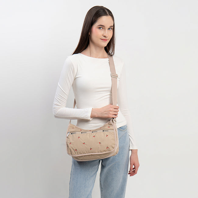 LeSportsac Unisex Bags Classic Hobo In Cherry Embroidery