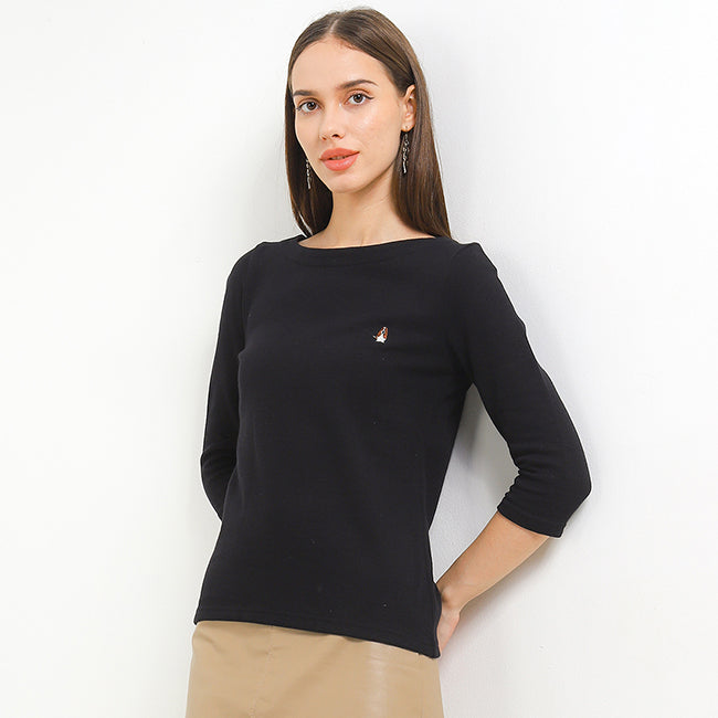 Hush Puppies Pakaian Wanita Shirt Bsc Livy In Black