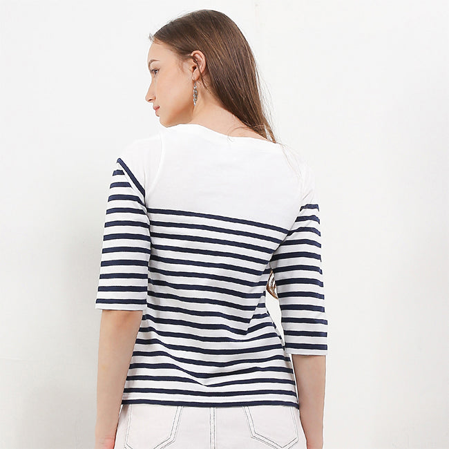 Hush Puppies Pakaian Wanita T Shirt Bsc Ponovi In Off White