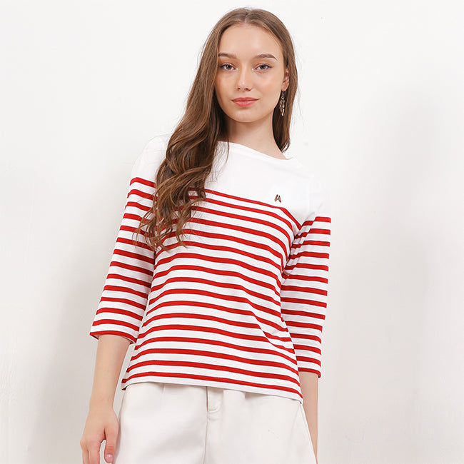 Hush Puppies Pakaian Wanita T Shirt Bsc Ponovi In Red