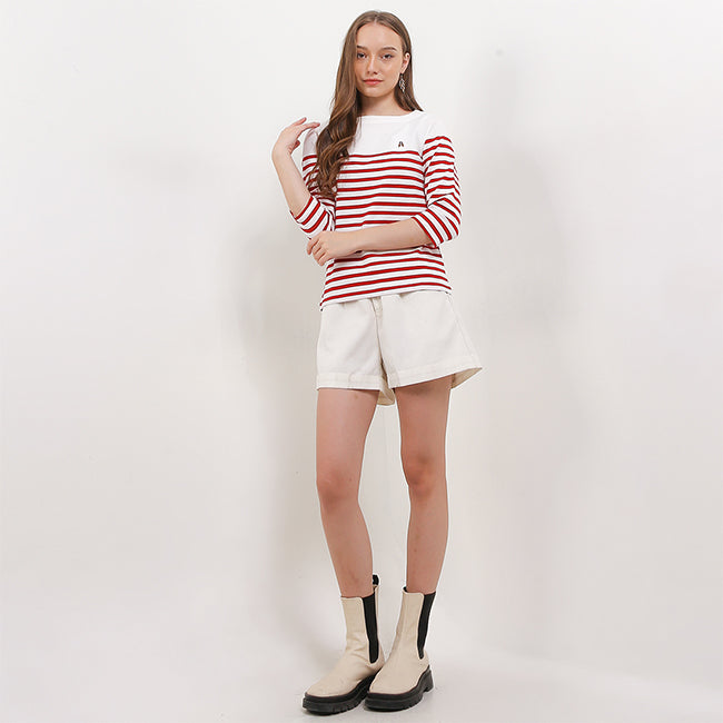 Hush Puppies Pakaian Wanita T Shirt Bsc Ponovi In Red