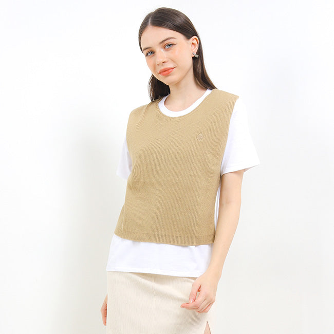 Hush Puppies Pakaian Wanita Blouse Tr Camada In White