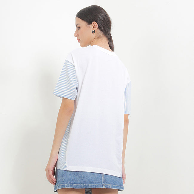 Hush Puppies Pakaian Wanita T Shirt Olesia In White