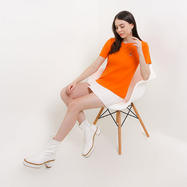 Hush Puppies Pakaian Wanita T Shirt Leviere In Orange