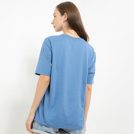 Hush Puppies Pakaian Wanita T Shirt Bsc Joaquin In Blue