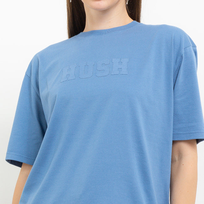 Hush Puppies Pakaian Wanita T Shirt Bsc Joaquin In Blue