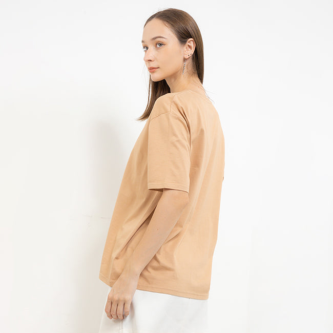 Hush Puppies Pakaian Wanita T Shirt Bsc Joaquin In Khaki