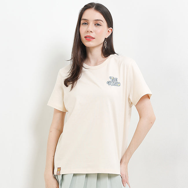 Hush Puppies Women Be Kind X Smileyworld Tee In Cream