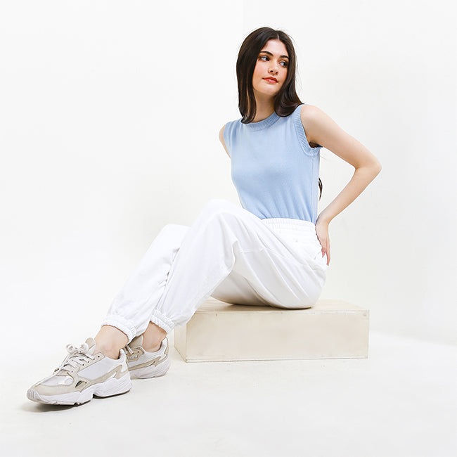 Hush Puppies Pakaian Pants Wanita Arella In White