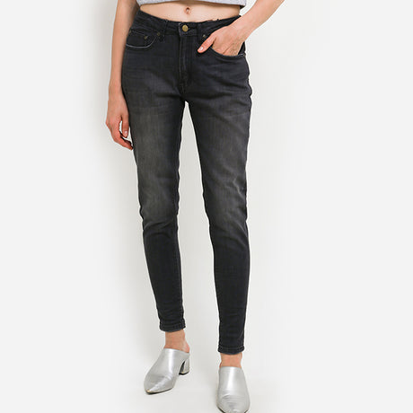 Hush Puppies Pakaian Denim Wanita Yara 4 In Black