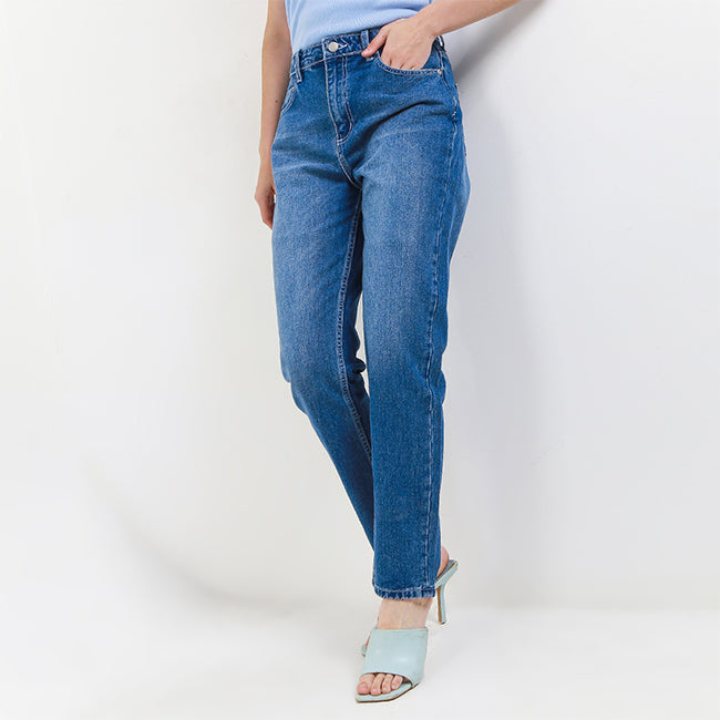 Hush Puppies Pakaian Denim Wanita Dell In Medium Blue