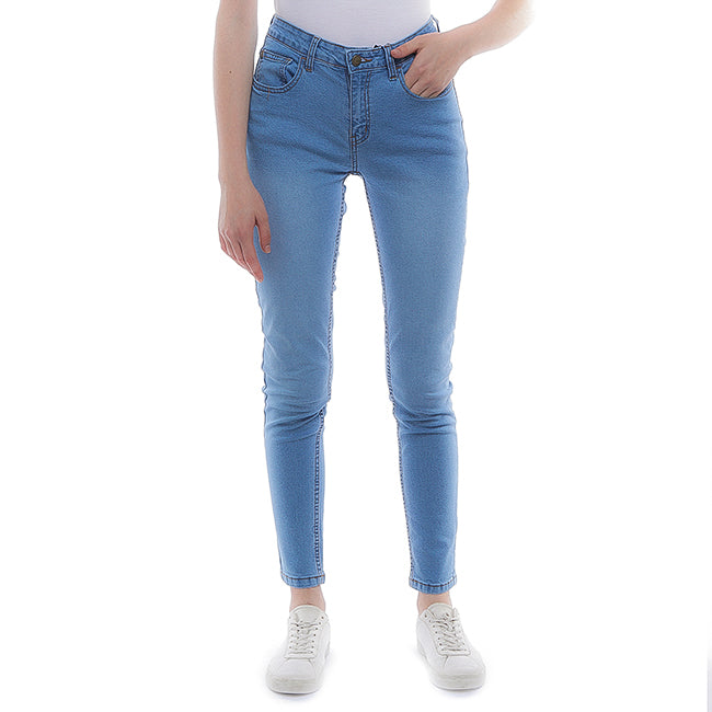 Hush Puppies Pakaian Denim Wanita Jenna B In Light Blue