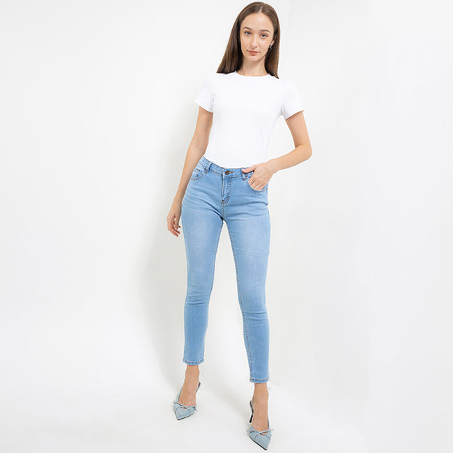 Hush Puppies Pakaian Wanita Pants Bsc Ethanya 2 In Light Blue