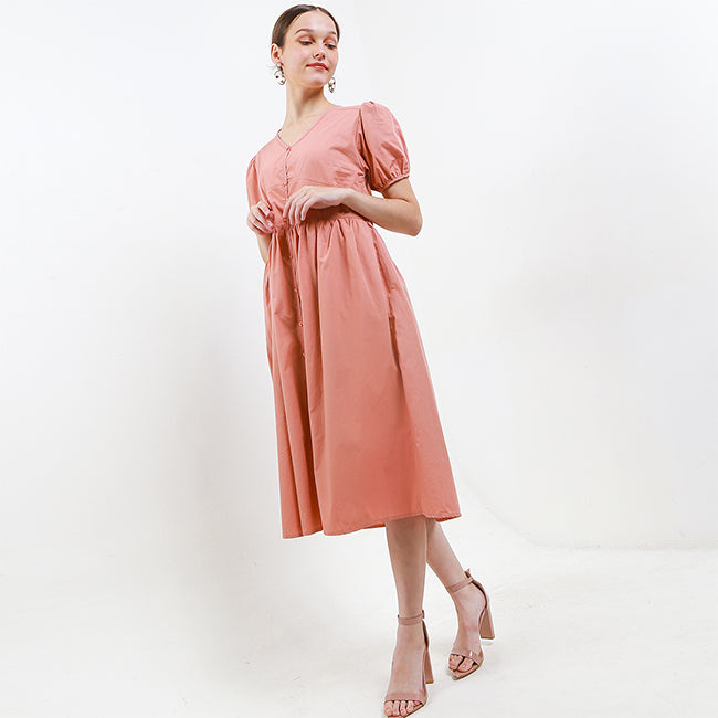 Hush Puppies Pakaian Dress Wanita Dc Emira In Pink